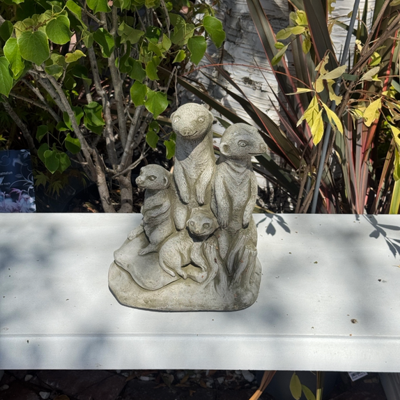 Melmar Stone Meerkat Family 4 - Sherwood