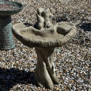 Melmar Stone Nuthatch Bird Bath - Sherwood