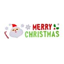 Merry Christmas Gel Sticker Set - Large