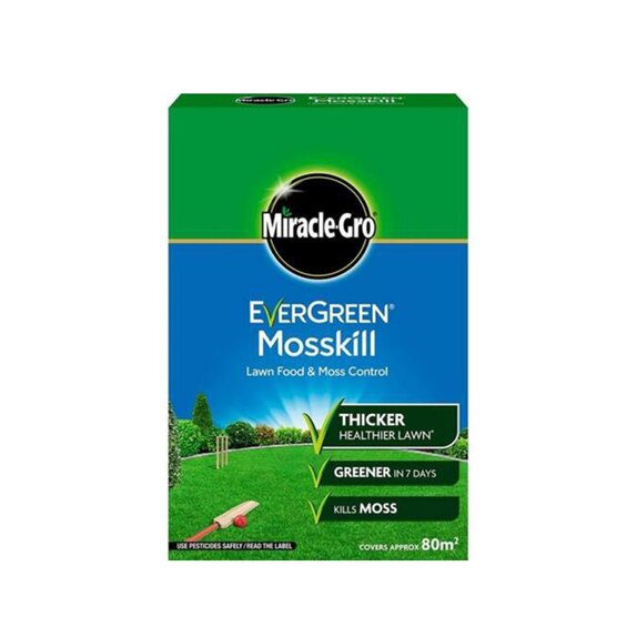 Miracle-Gro Evergreen Mosskill With Lawn Food Ready to Use Granules 2.8kg - image 1