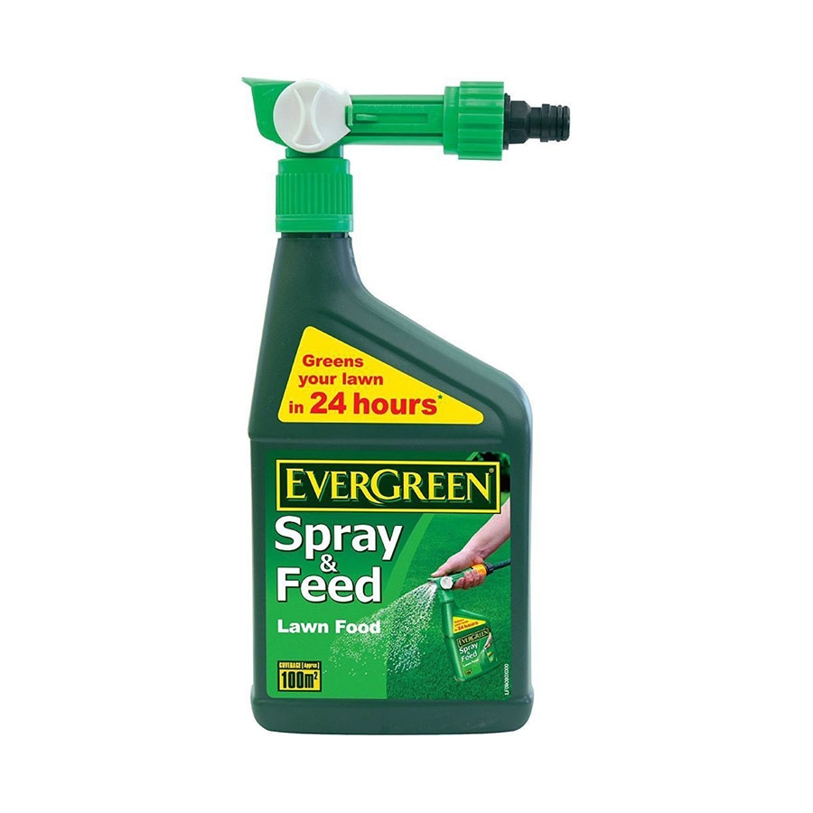 MiracleGro Evergreen Spray & Feed Lawn food 1 litre Knights Garden
