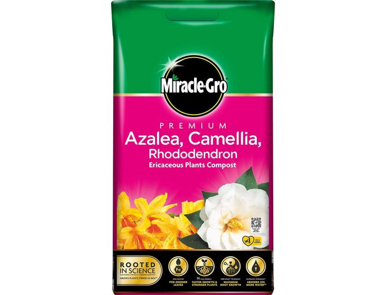 Miracle Gro Premium Azalea, Camelia and Rhododendron Compost 40L