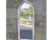 Mirror St Johns Gothic Wooden Garden Mirror - image 1