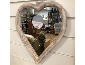 Mirror Wooden Heart Medium