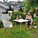 Nassau Square Bistro Set White - image 1