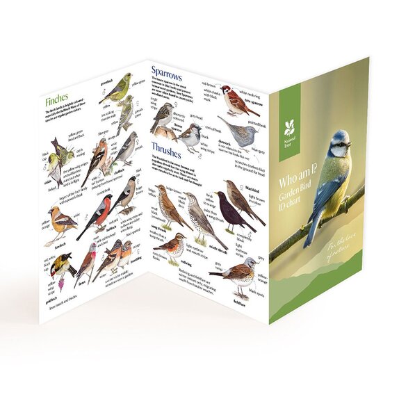 National Trust A5 Bird ID Chart