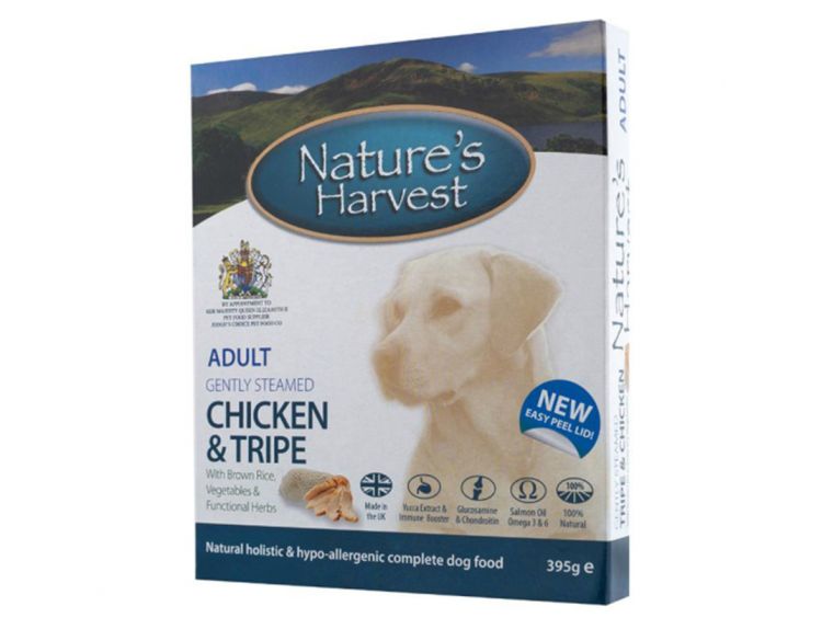 Natures Harvest Adult Chicken & Tripe 395g