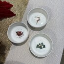 Nostalgia Sleigh Bone China Mini Bowl Set 