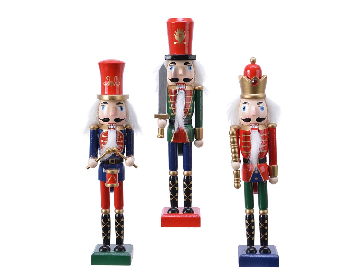 Nutcracker Standing Decoration 25cm Knights Garden Centres