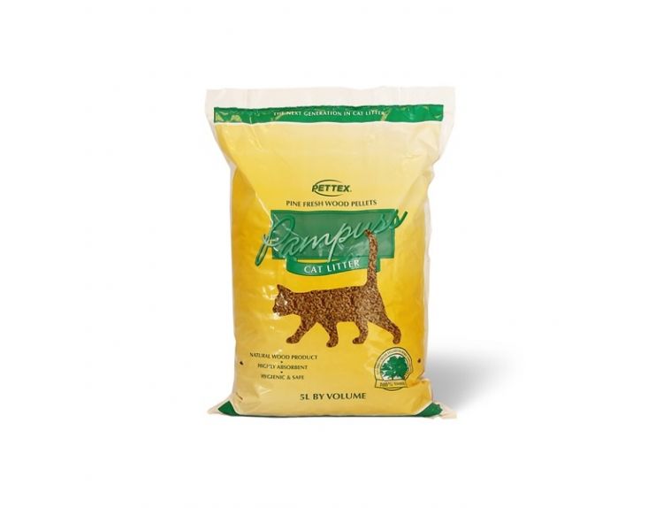 Pampuss Wood Cat Litter 5ltr - image 1