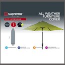 Parasol Cover 3.0m Grey