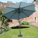 Parasol Riviera 2.5m Deluxe Crank & Tilt, Duck Egg Blue