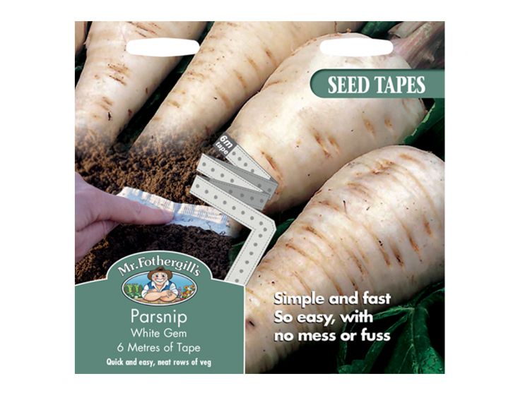 Parsnip Tape Seeds White Gem - image 1