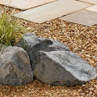 Paving & Rockery