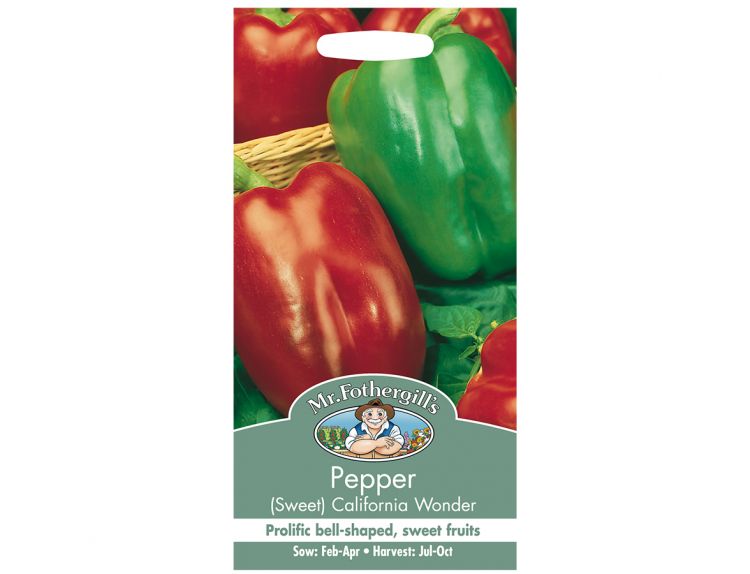 Pepper Seeds (Sweet) California Wonder - image 1