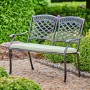 Pescara 2 Seat Bench Bronze