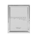 Picture Frame Impressions Silverplated Bead Edge & Insert 5"x7"