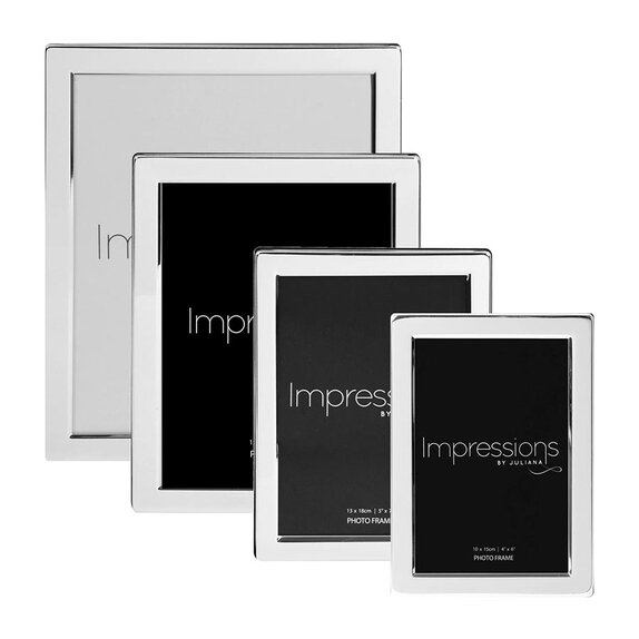 Picture Frame Impressions Silverplated Flat Edge 5" x 7"