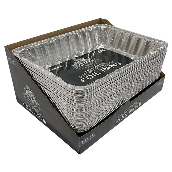 Pit Boss Foil Pans All Purpose Large (4 Pack)