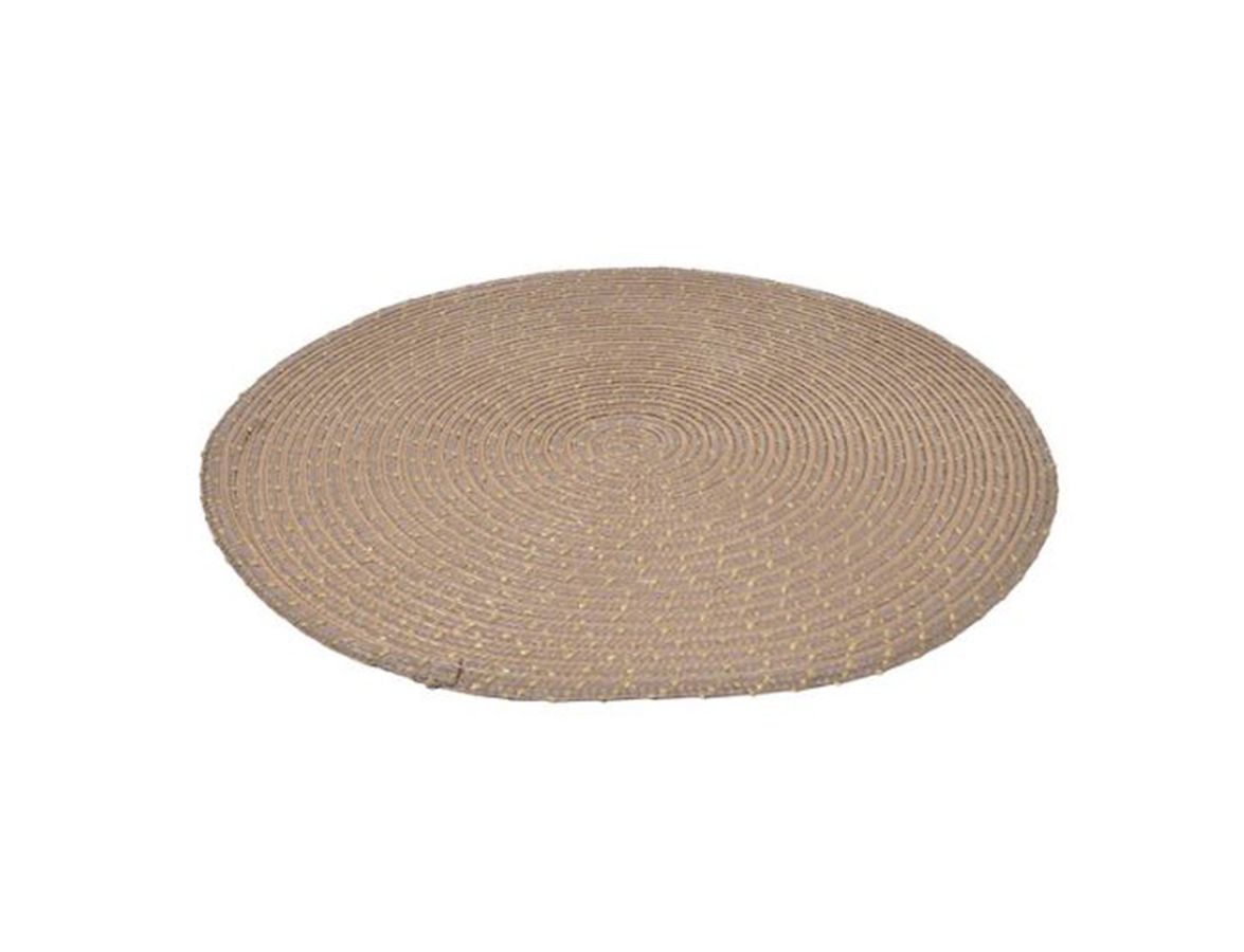 Placemat Yarn Metallic Gold Knights Garden Centres