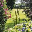 Plant Support Nostell Obelisk Black 1.2m - image 2