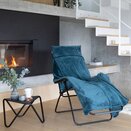 Recliner Polar Fleece Blanket Blue Fjord - image 2