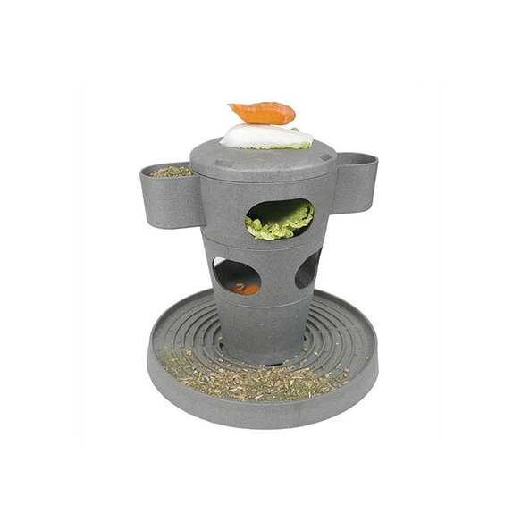 Recycled Treat & Feed Multi Tower for Chickens  - image 1