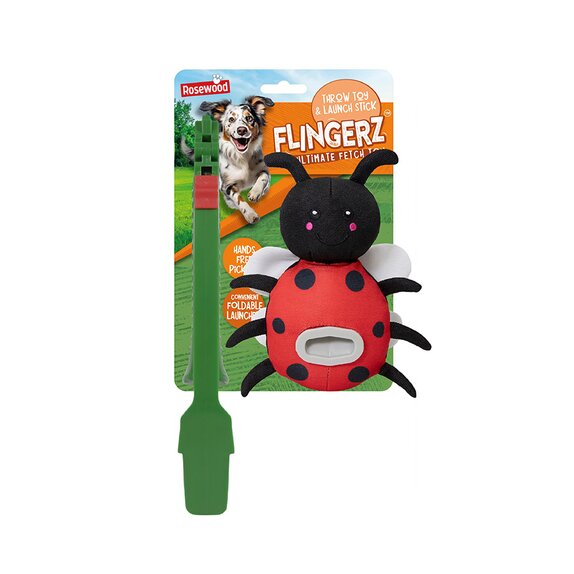 Rosewood Flingerz Ladybird Throw Toy
