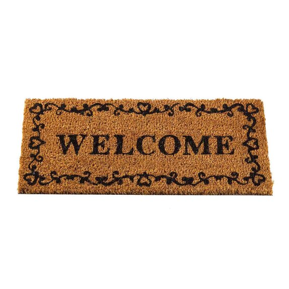 Rubber Frame Insert Mat Welcome 53x23cm - image 1