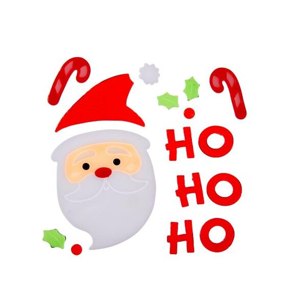 Santa Gel Sticker Set