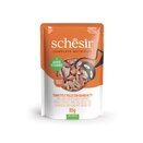 Schesir Tuna and Chicken with Shrimps In Jelly Pouch Complete and Balanced 85g