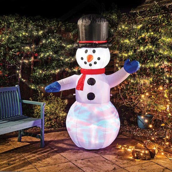 Self-Inflating Snowman Jumbo 120cm