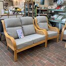 Siena Lounging Sofa with Grade B fabric - image 1