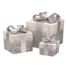 Sparkly Faux Gift Boxes - Silver - image 2