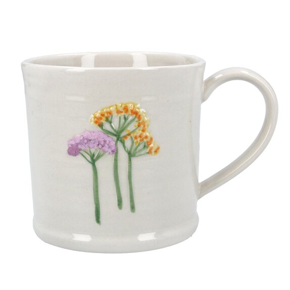 Spring Meadow Embossed Stoneware Mug