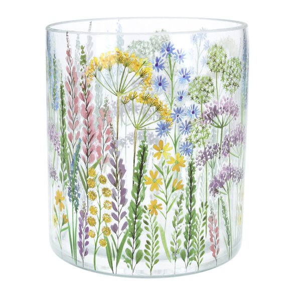 Spring Meadow Glass Nite Lite Pot, Lge