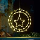 Star Rings! Warm White  30cm