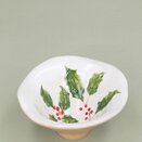 Stoneware Mini Bowl  Holly & Berries