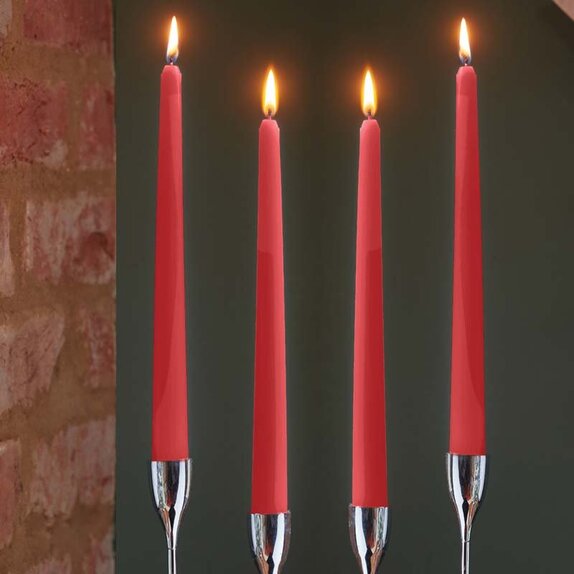 Table Candle 10pk - Red