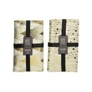 Table Runner Polyester Cream Stars or Trees