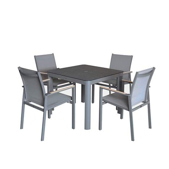 Tayrona 4 Seat 90cm Square Dining Set