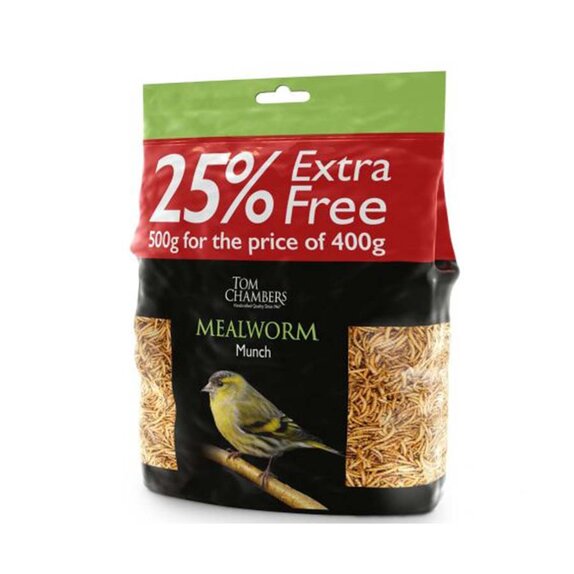 Tom Chambers Mealworm Munch 400g 