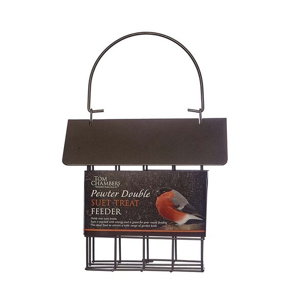 Tom Chambers Pewter Suet Treat Double Feeder