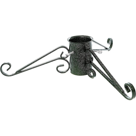 Tree Stand Ornate Green 13cm