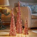 Treebelisks RedGold Braid Set of 3