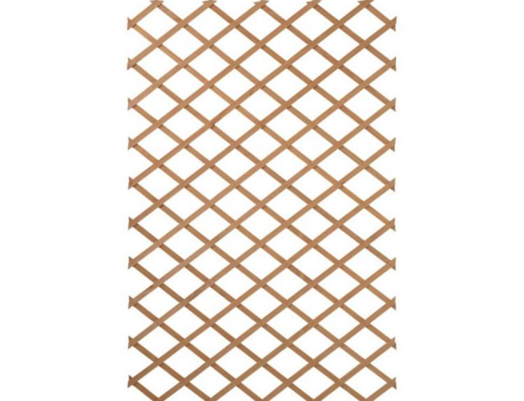 Trellis Natural Hardwood Riveted 6x1.5ft