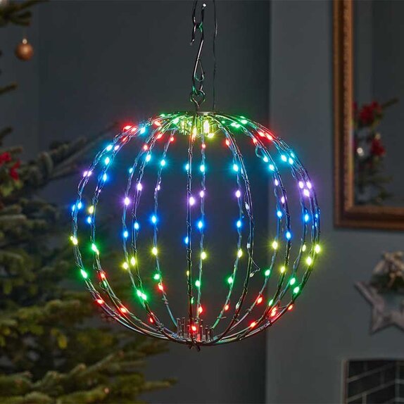 Twinkling Orb 144 LED Colour Changing 30cm, LV - image 1