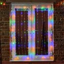TwoTone Curtain Net Lights - 400 LEDs - Warm/Multi  LV - image 2