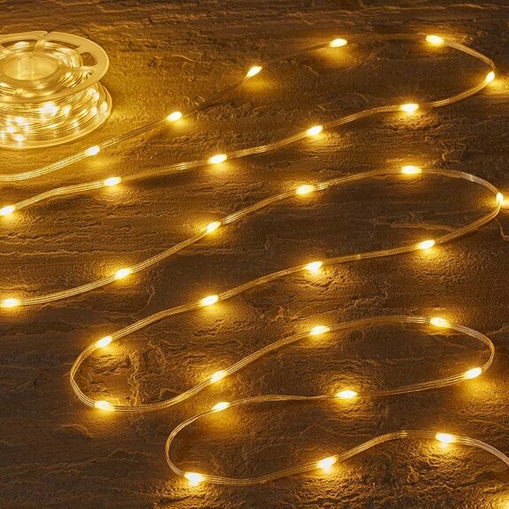 TwoTone Rechargeable String Lights - 200 LEDs - Warm/Cool - image 2
