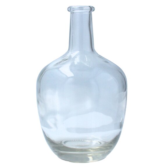 Vase Rum Bottle Clear Glass Small - image 2